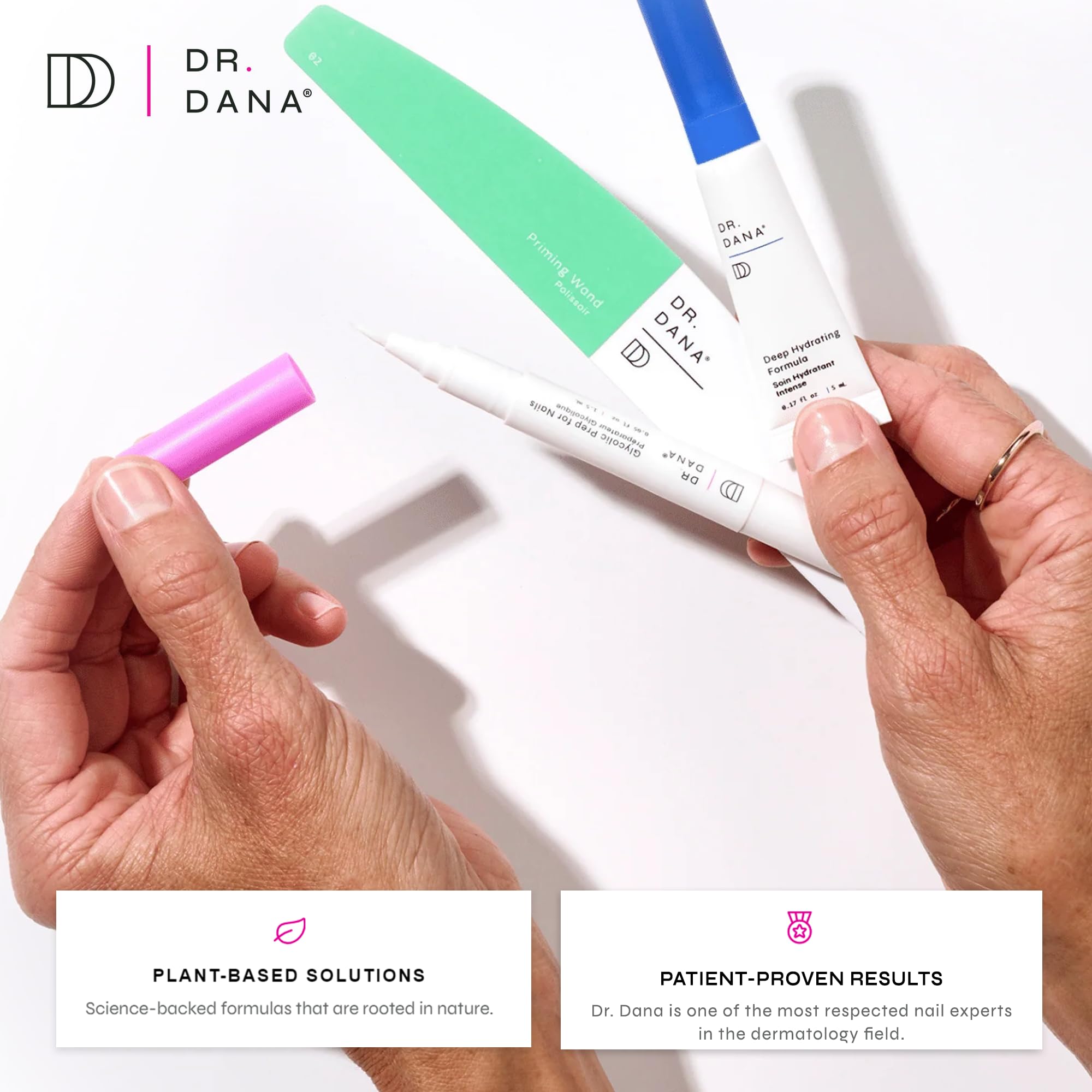 Dr. Dana Beauty Glossy Nails Finish delivers a polished, photo-ready look.