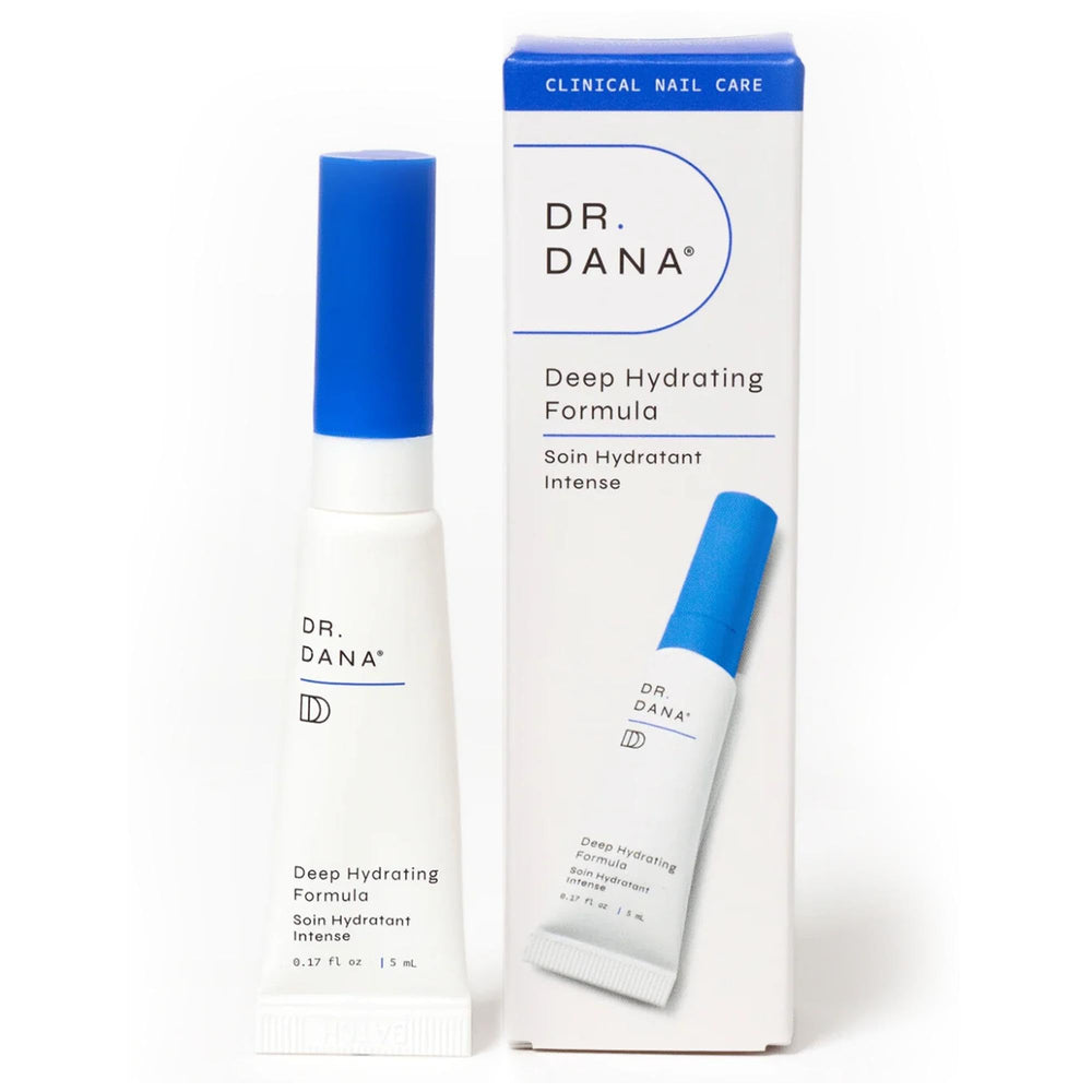 Dr. Dana Hydrating Nail Treatment bottle pour for instant shine