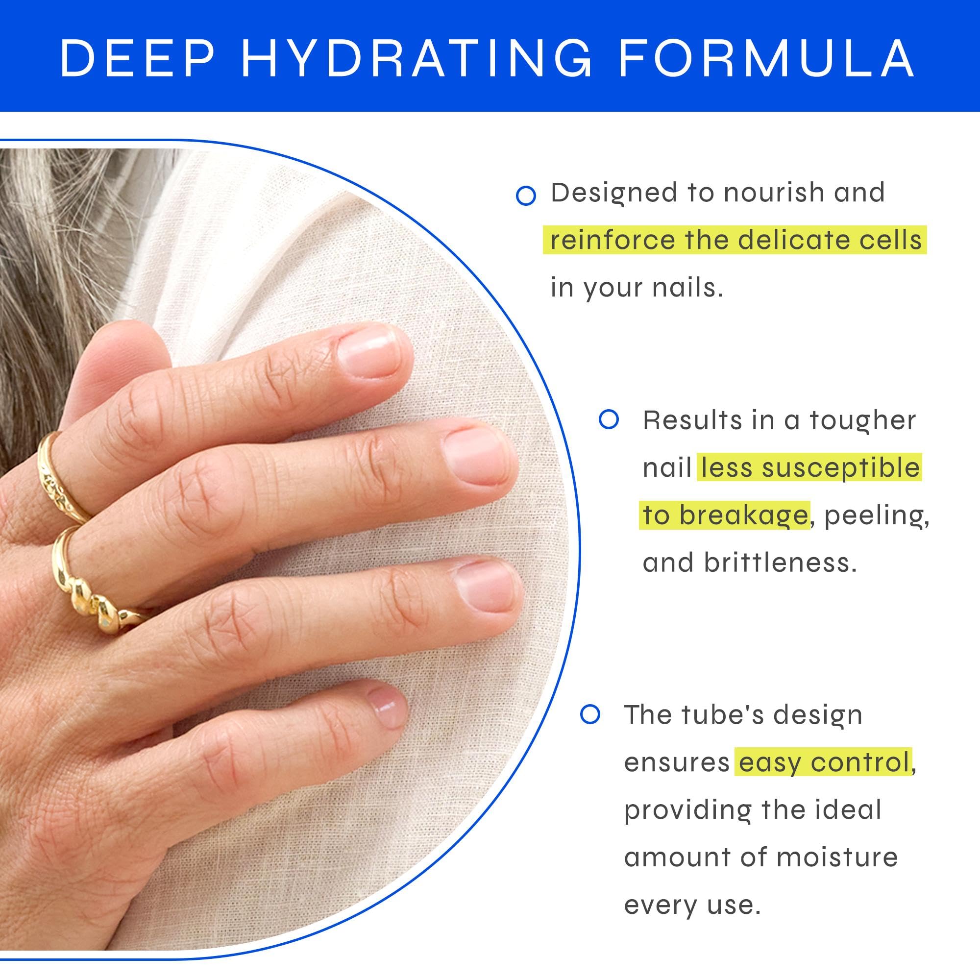 Dr. Dana Nail Strengthener Serum applied for stronger nails