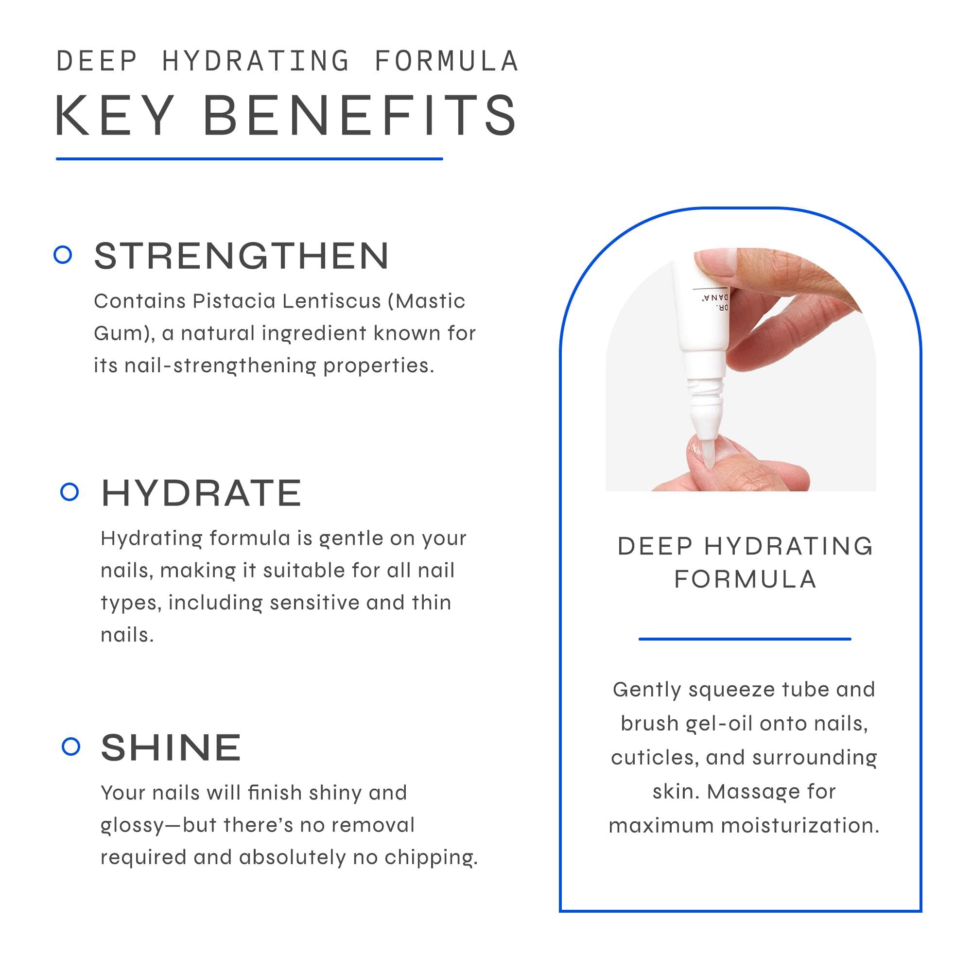 Dr. Dana Nourishment application boosts nail and cuticle health
