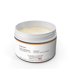 Dr. Dan's Cortibalm jar application demonstrates targeted lip care with easy glide.
