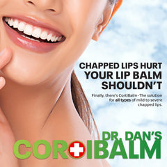 Dr. Dan's Cortibalm jar label highlights 1% hydrocortisone and a hypoallergenic formula.