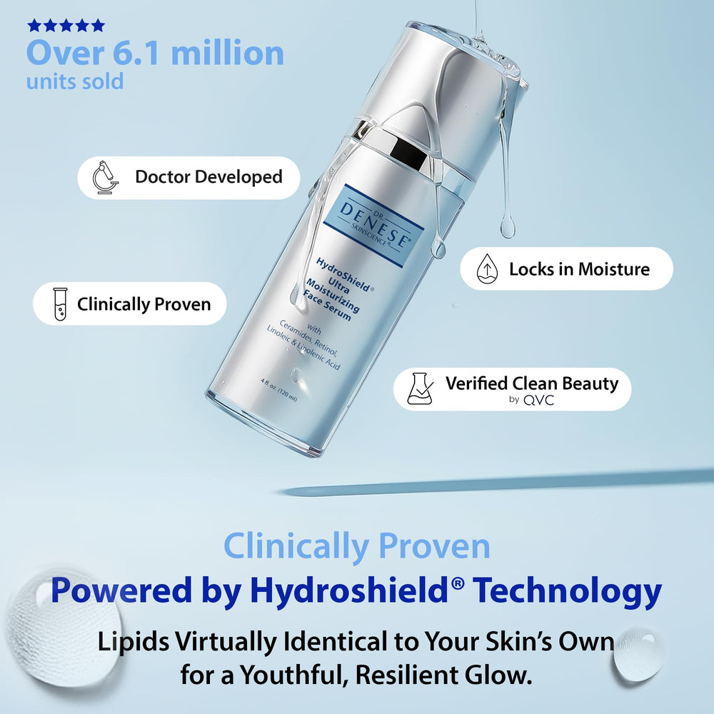 Dr. Denese SkinScience HydroShield application scene highlighting makeup-ready base
