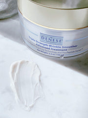 Dr. Denese Triple Strength Wrinkle Smoother texture being spread to refine skin texture