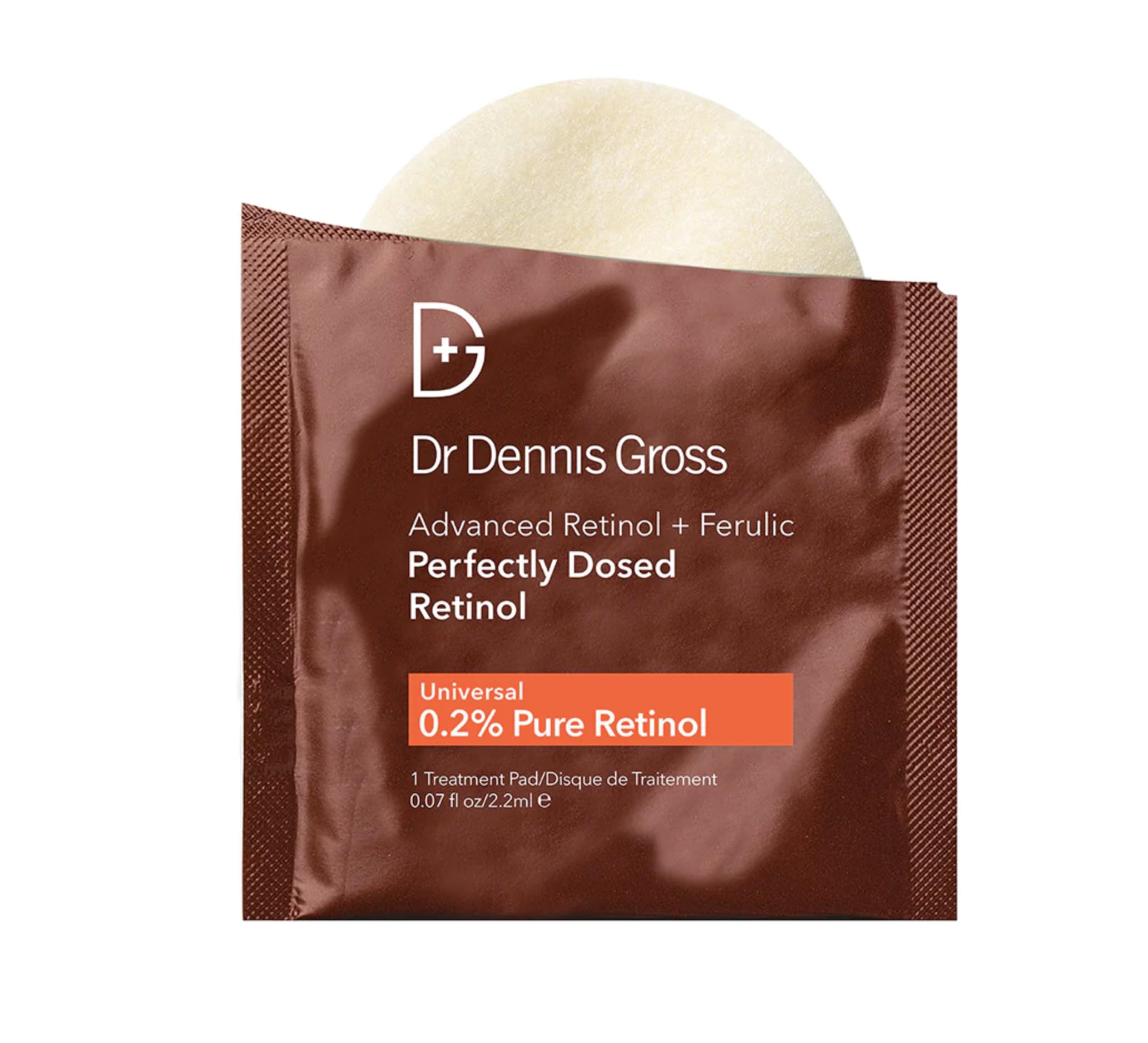 Dr Dennis Gross Advanced Retinol + Ferulic 8-pack box for convenient nightly pre-dosed treatment