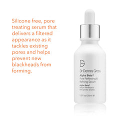 Dr Dennis Gross Alpha Beta Serum closeup texture shows lightweight, fast-absorbing finish.