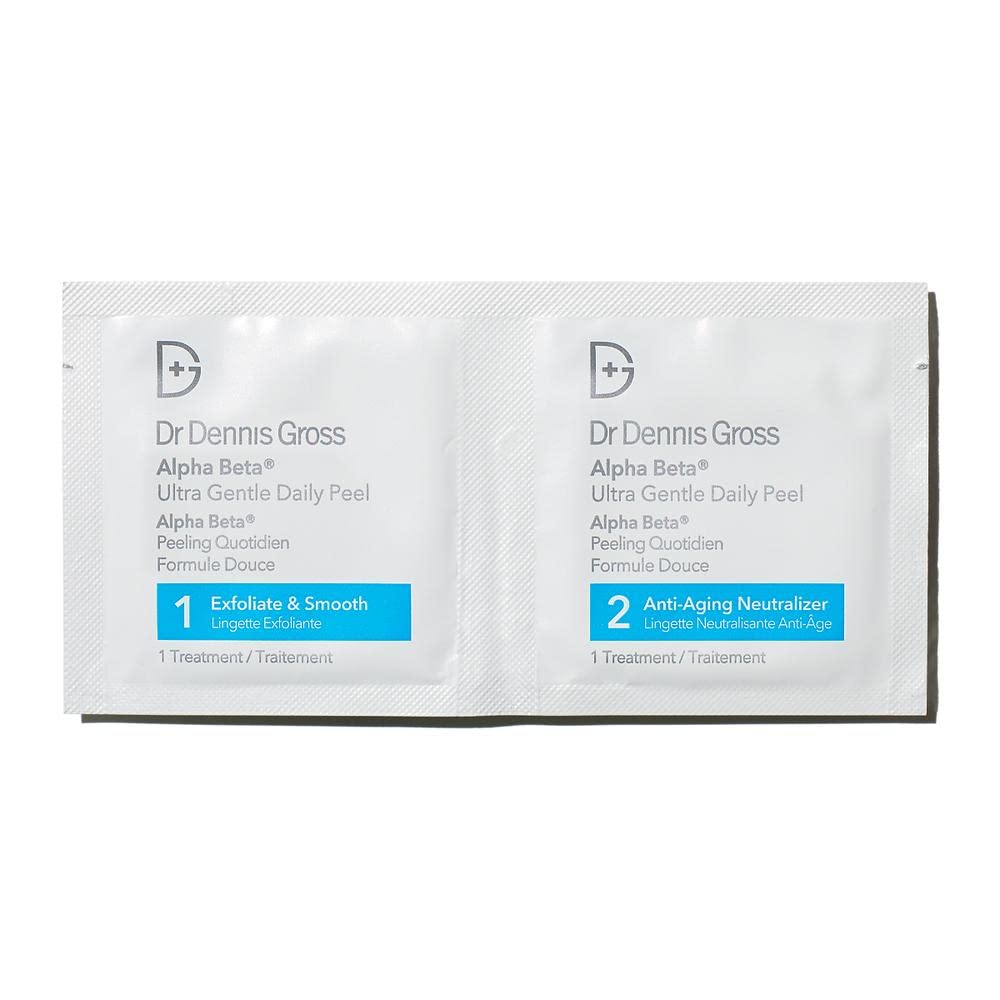 Dr Dennis Gross radiance after daily peel use highlights glow.