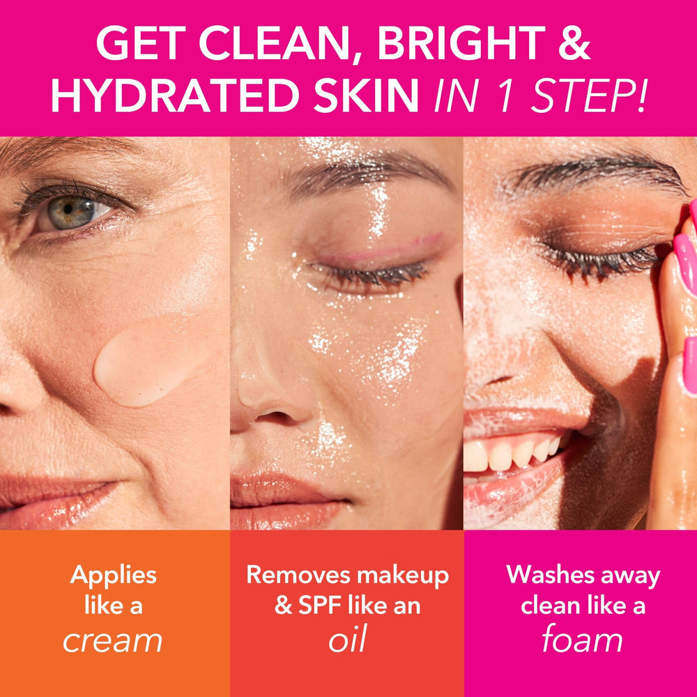 Dr Dennis Gross cleansing oil pump delivers luxurious texture for daily makeup removal