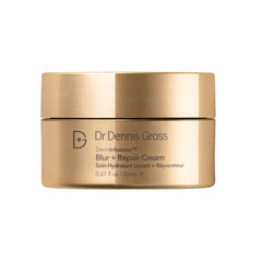 Dr Dennis Gross DermInfusions Blur + Repair Cream tube ready for smoothing and hydration.