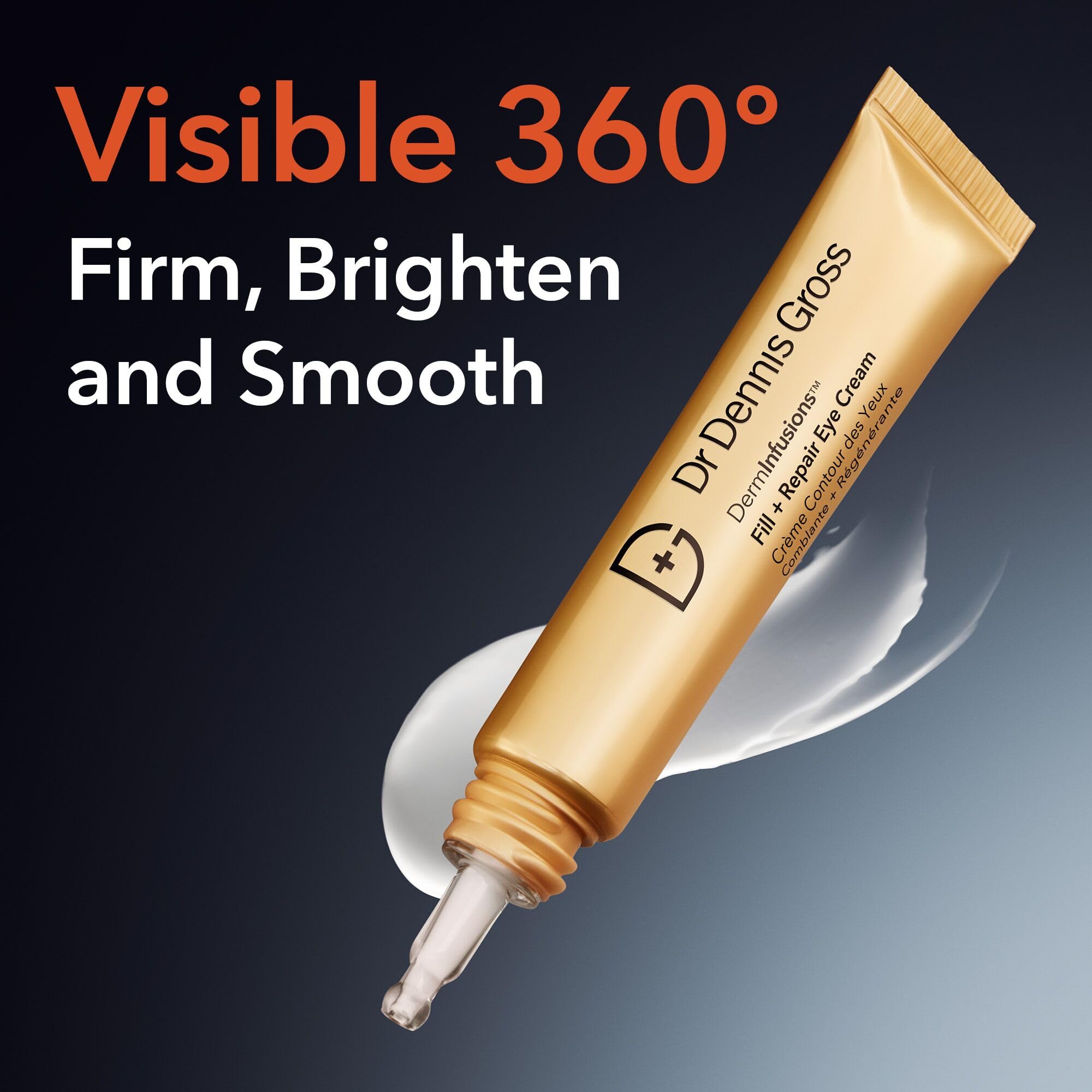 Dr Dennis Gross DermInfusions Eye Cream brightens depuffing dark circles with Kakadu plum