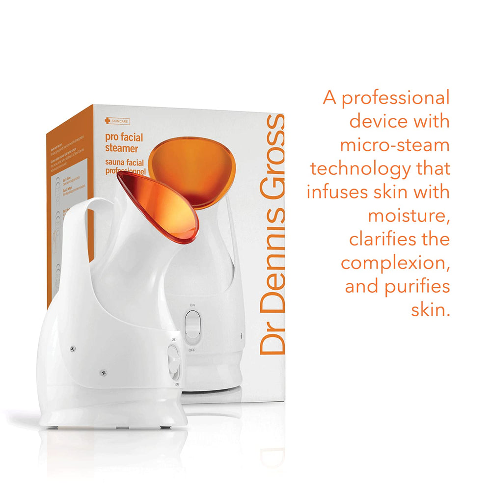 Dr Dennis Gross Pro Facial Steamer helps pores appear clearer after steaming.