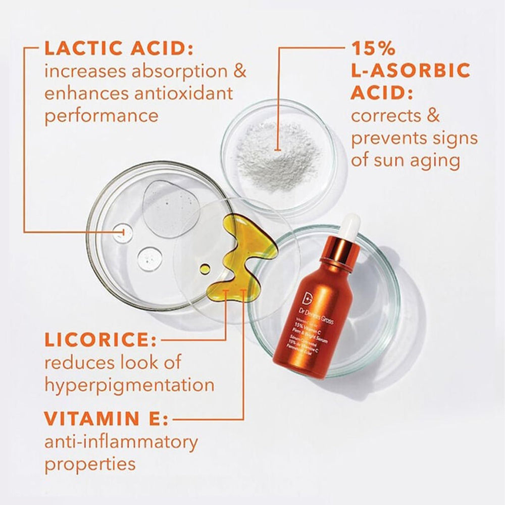 Application on clean skin demonstrates quick absorption for a dewy finish.