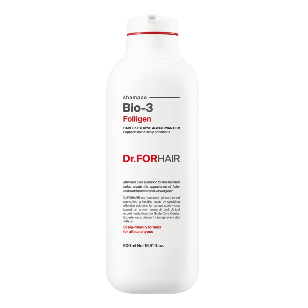 DR.FORHAIR Folligen Bio-3 shampoo bottle clarifying for refreshed scalp