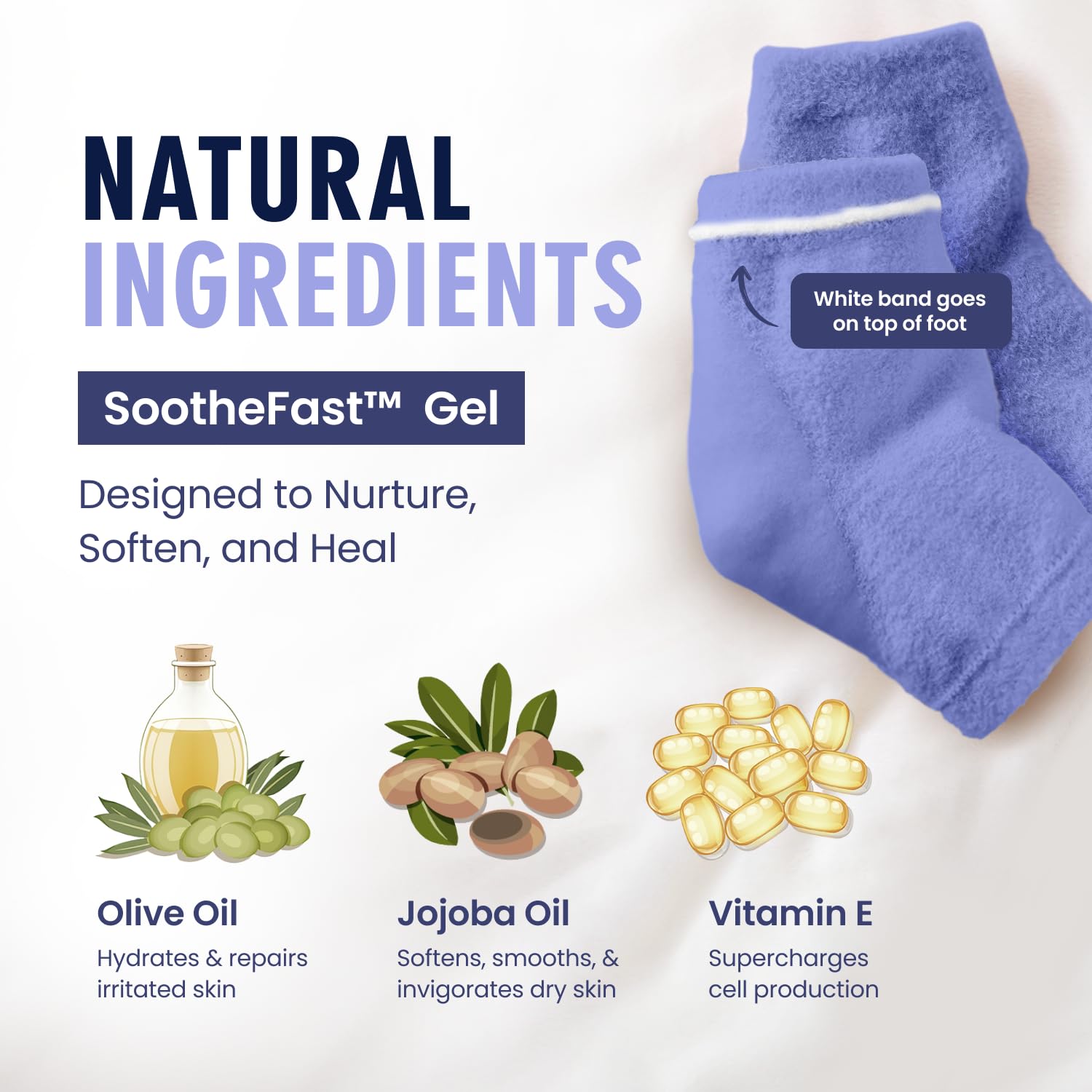 Dr. Frederick's Original breathable fabric keeps feet cool and comfortable overnight.