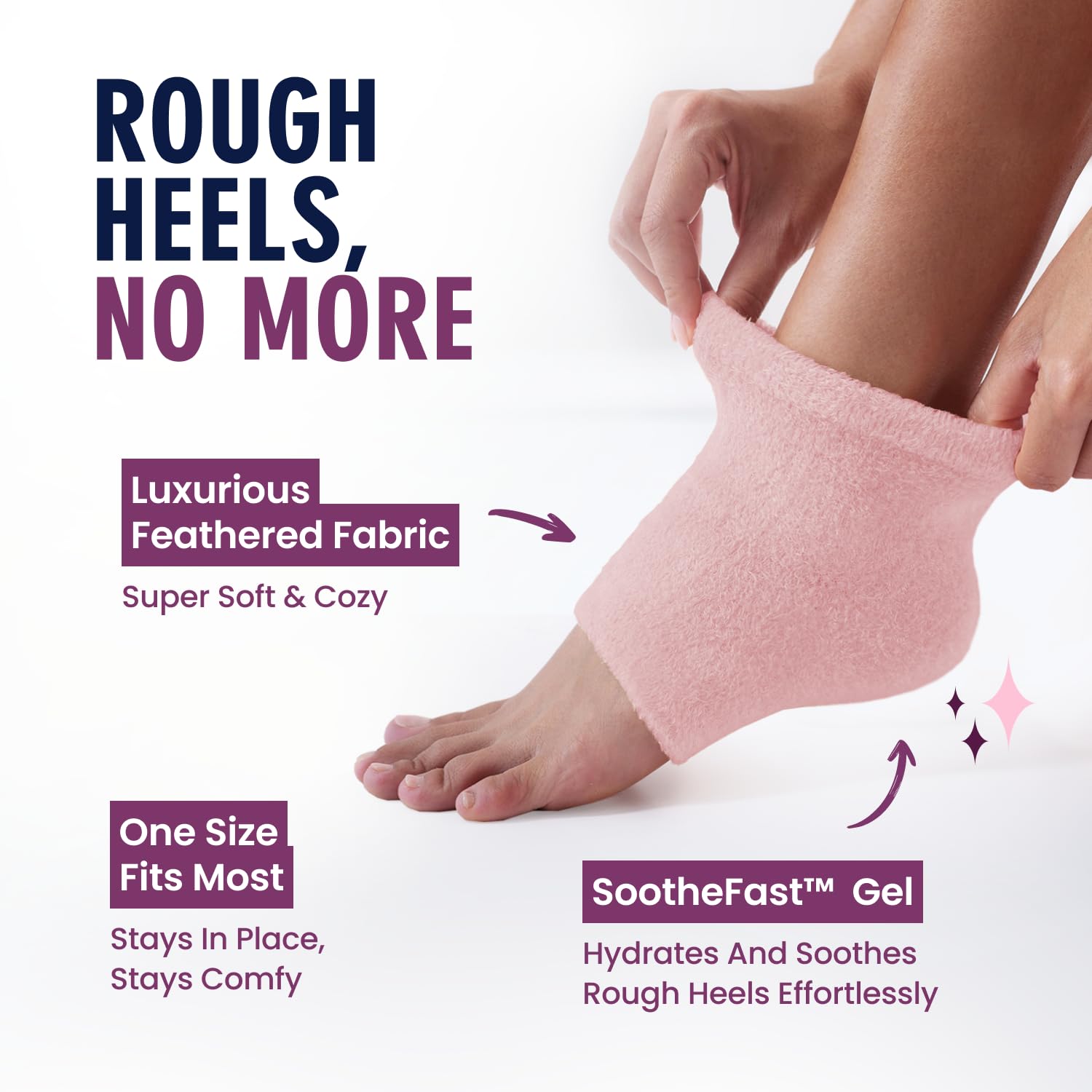 Dr. Frederick's Original breathable moisture-wicking fabric keeps feet cool while you rest.