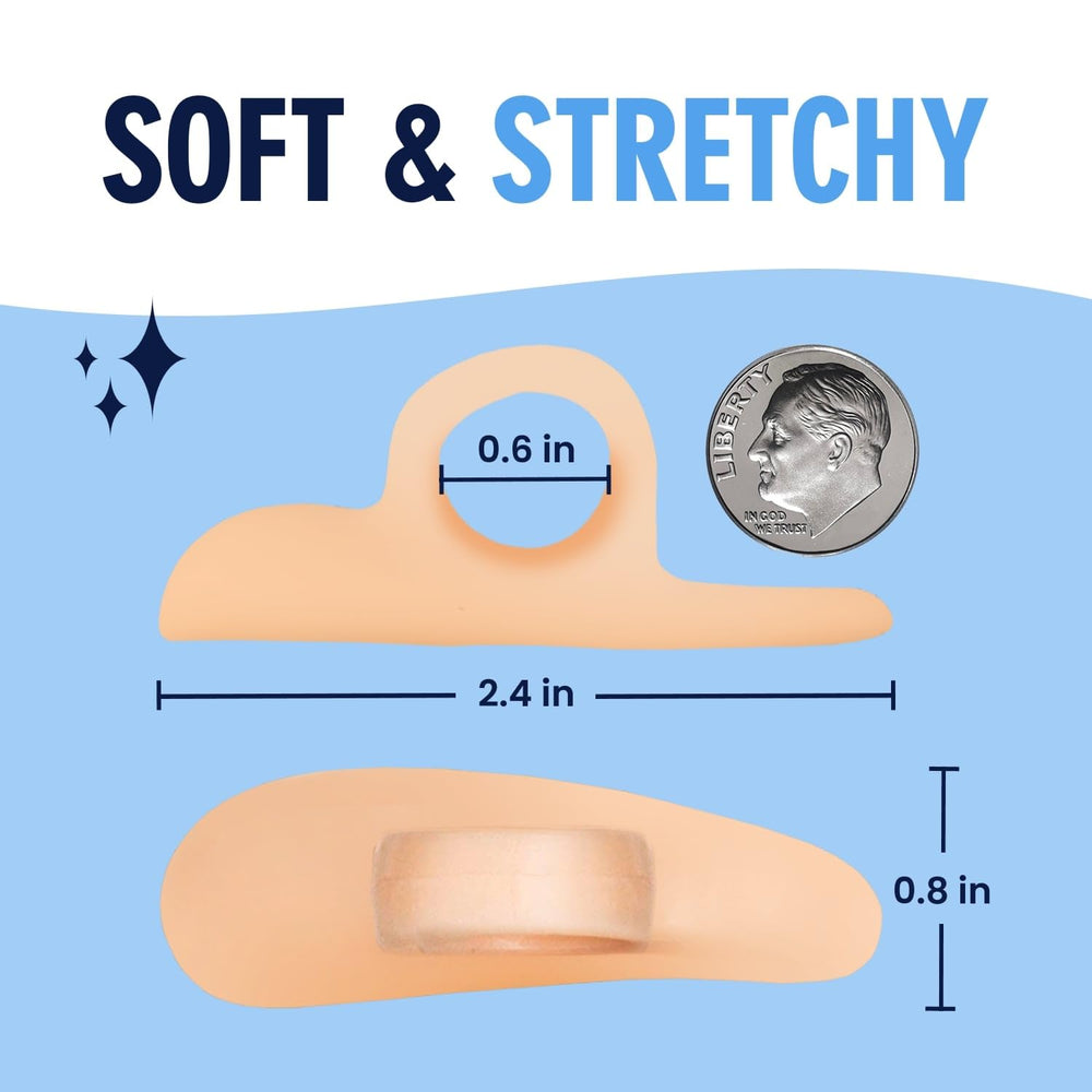 Cushioned toe pads from Dr. Frederick's Original help prevent rubbing and blisters inside footwear.