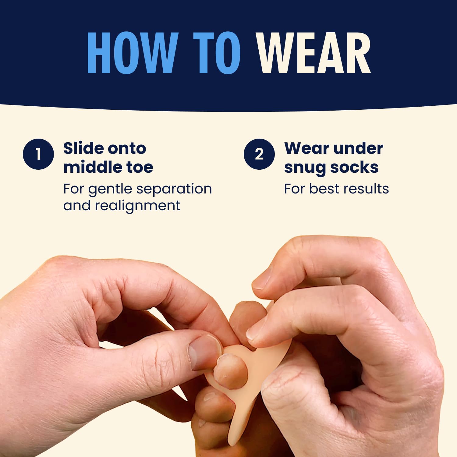 Durable and washable, Dr. Frederick's Original gels stay fresh through daily wear.