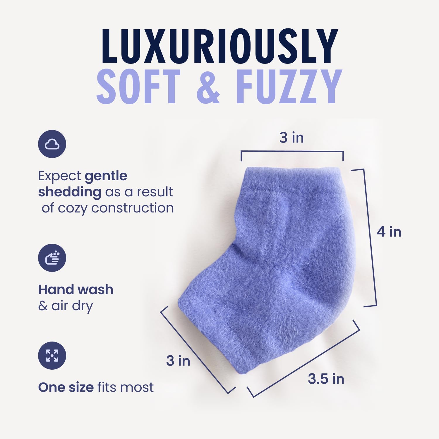 Dr. Frederick's Original latex-free gel lining protects moisture while remaining gentle.