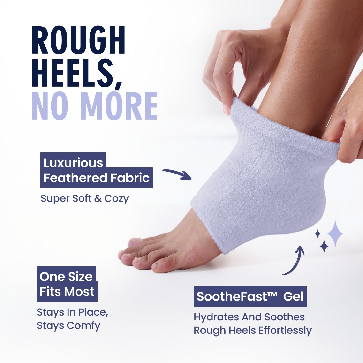 Dr Frederick's Original gel lining close-up highlights moisture retention for soft feet
