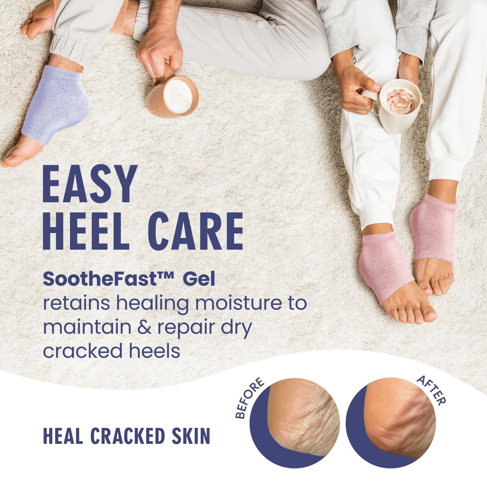 Dr Frederick's Original on foot with gel lining for nighttime foot comfort
