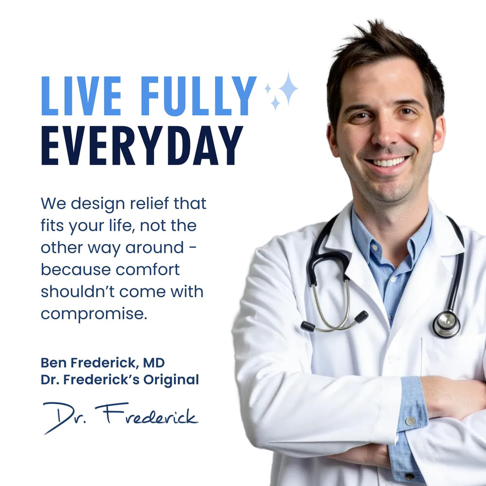 Dr. Frederick's Original high-quality stitching emphasizes durability for nightly use.