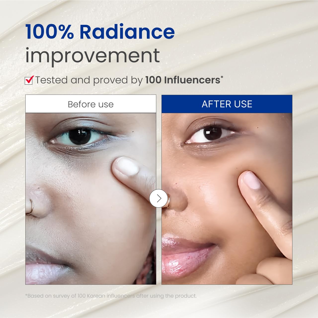 Dr. G Black Snail Cream ingredients panel featuring snail mucin and actives