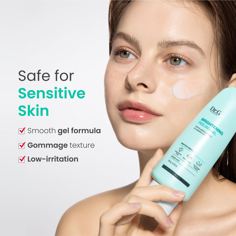 Dr.G Brightening Peeling Gel with ceramides supports skin barrier during exfoliation