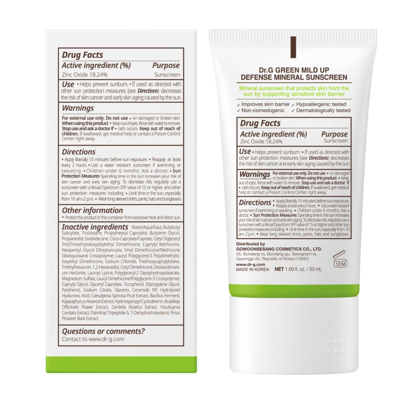 Dr.G Green Mild Up Defense used outdoors for sun protection during activities
