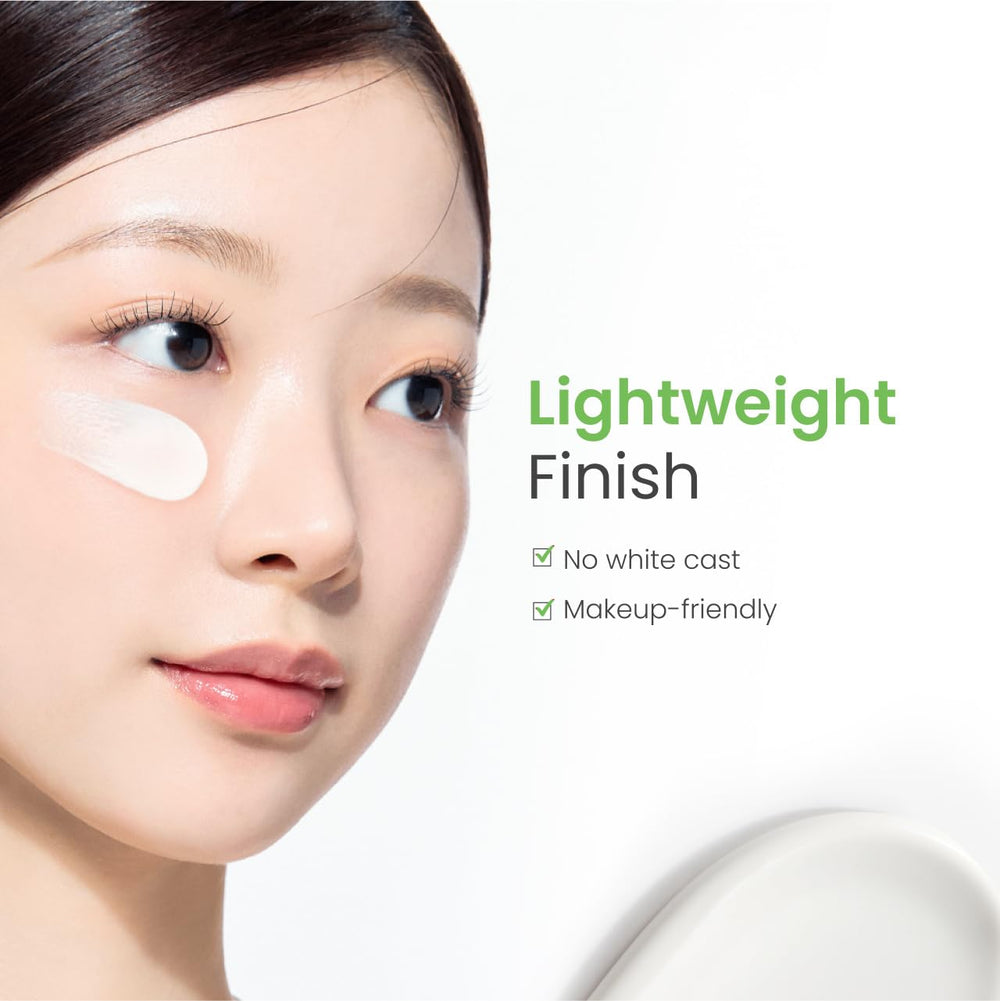 Dr.G Green Mild Up Defense texture image demonstrates light, non-greasy finish