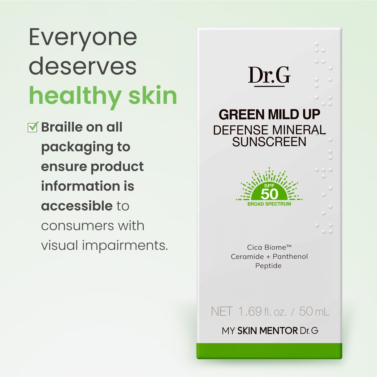 Dr.G packaging closeup shows clear labeling and product details