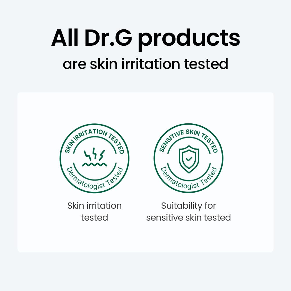 Dr.G pH Cleansing Gel Foam ideal for sensitive skin during gentle cleansing rituals.