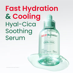 Dr.G R.E.D. blemish clear serum pump demonstrates mess-free, quick daily application