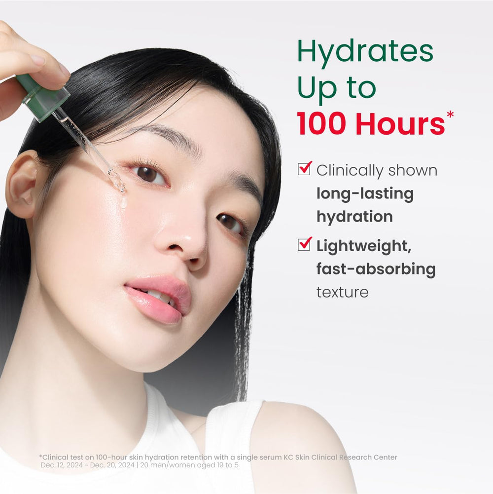Dr.G R.E.D. blemish clear serum texture close-up shows lightweight hydration