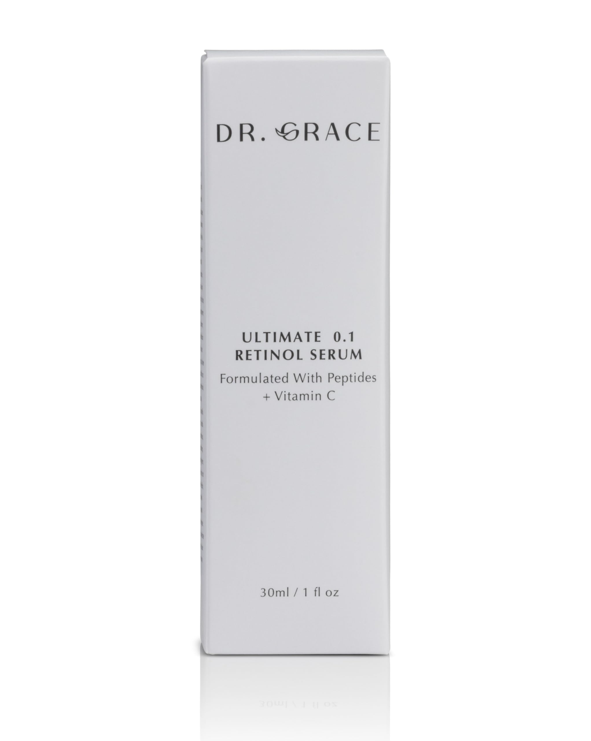 Dr. Grace Ultimate Retinol Serum nighttime routine setup with glow focus