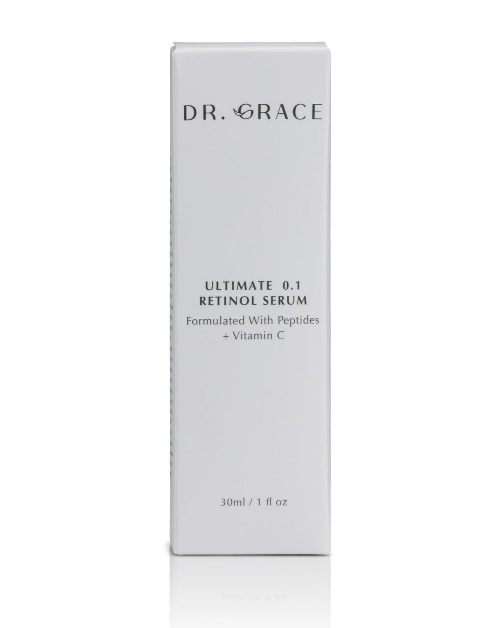 Dr. Grace Ultimate Retinol Serum nighttime routine setup with glow focus
