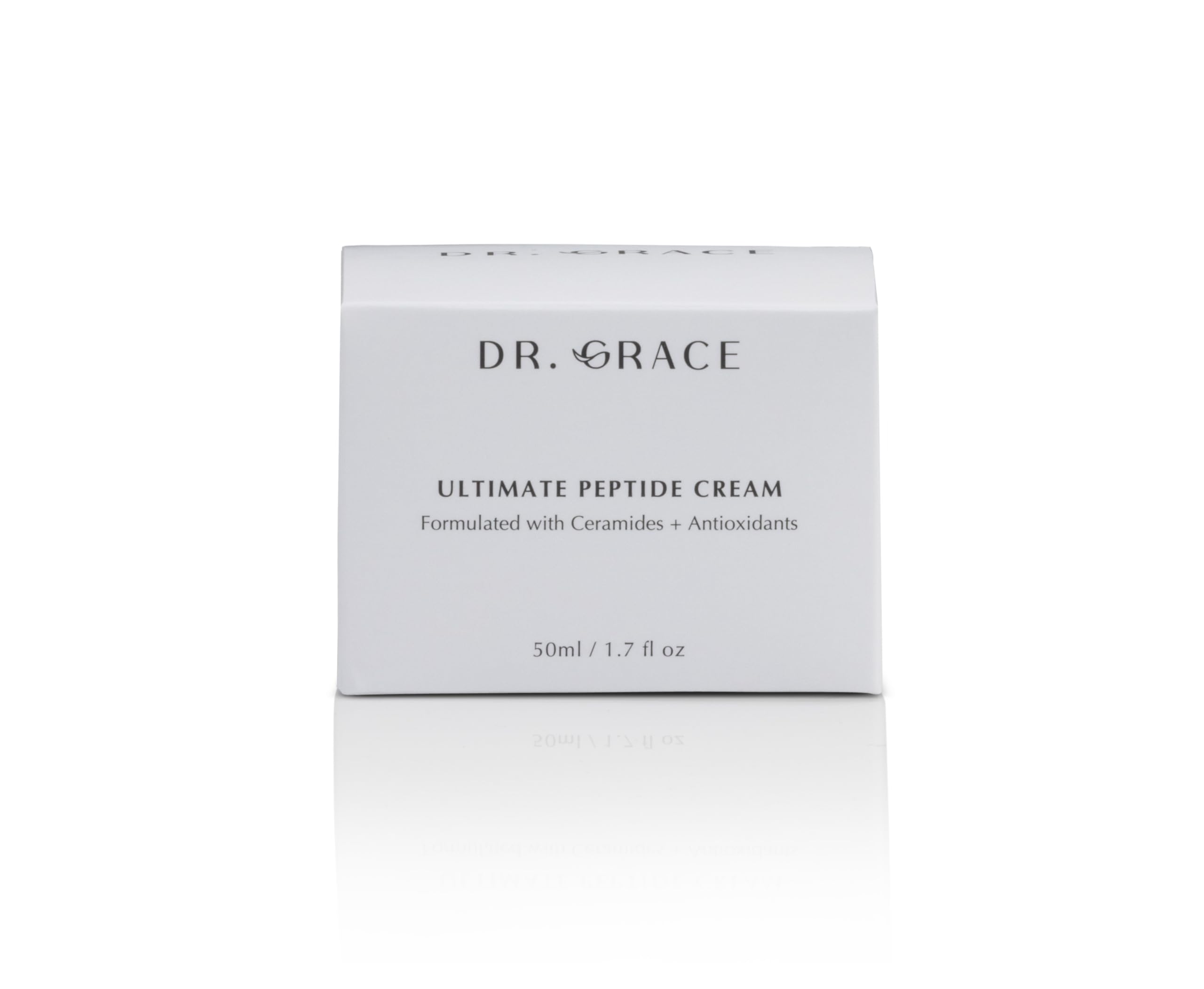 Dr. Grace Ultimate Peptide Cream antioxidants panel suggests antioxidant protection for skin.