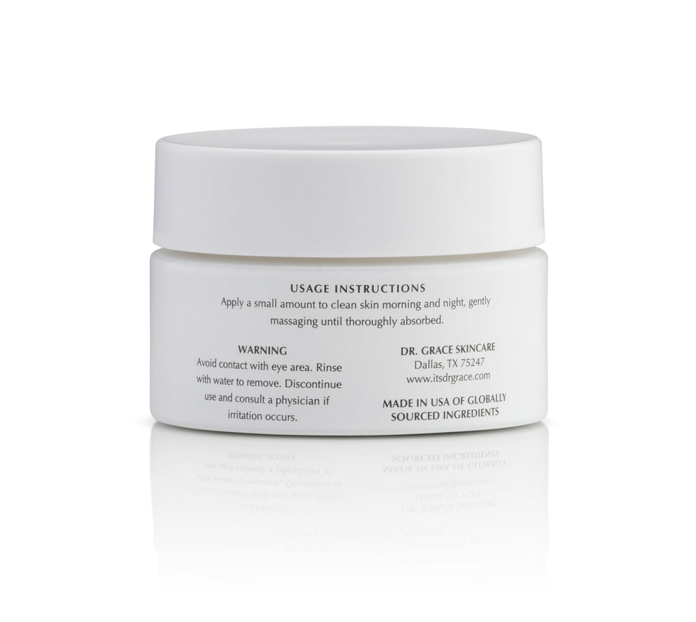 Dr. Grace Ultimate Peptide Cream ceramide boost illustration highlights barrier support.