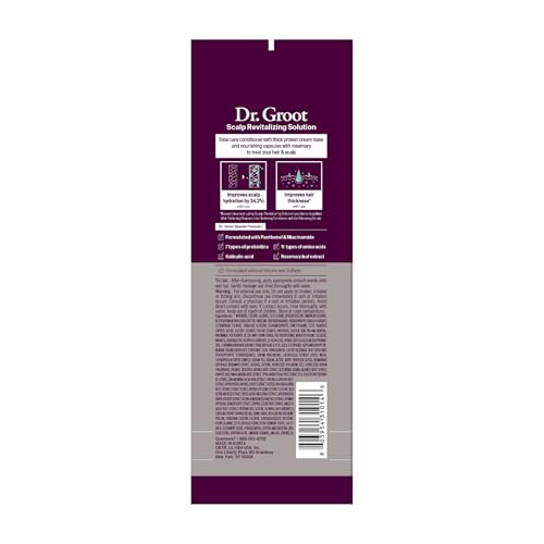 Dr. Groot biotin-encapsulated-prebiotics image highlights scalp nourishment and strength.