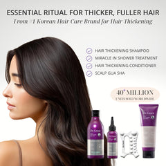 Dr. Groot Miracle In Shower Treatment tube exfoliates and nourishes the scalp.