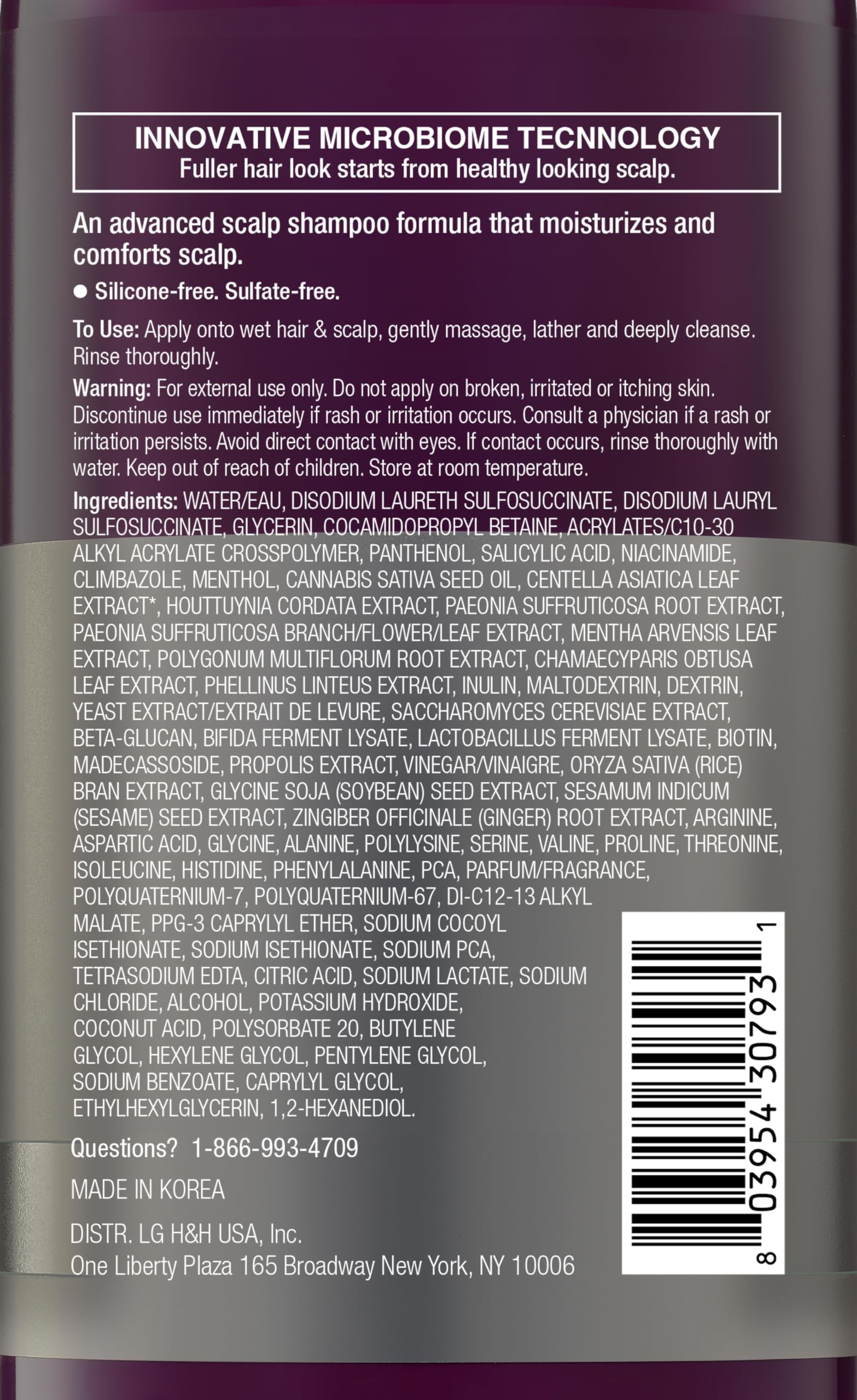 Dr. Groot Purifying Clay Shampoo clinical highlights suggest refreshed pores and hydration.