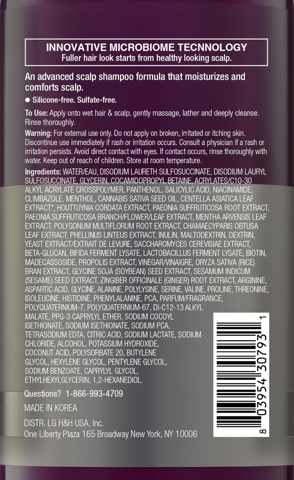 Dr. Groot Purifying Clay Shampoo clinical highlights suggest refreshed pores and hydration.