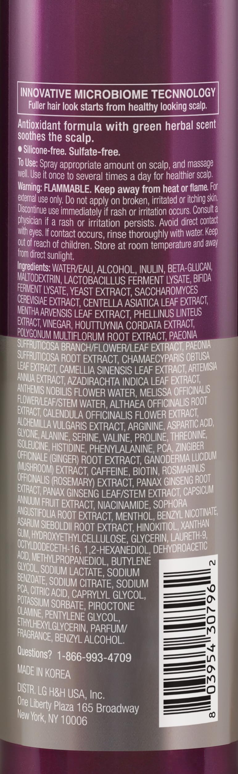 Before and after look with Dr. Groot Scalp Relief Tonic