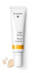 Dr. Hauschka Night Serum featuring apple blossom extract for gentle balance.