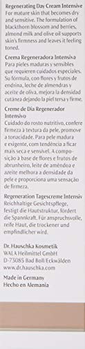 Dr. Hauschka Regenerating Day Cream Intensive marshmallow root and blackthorn extracts on packaging.