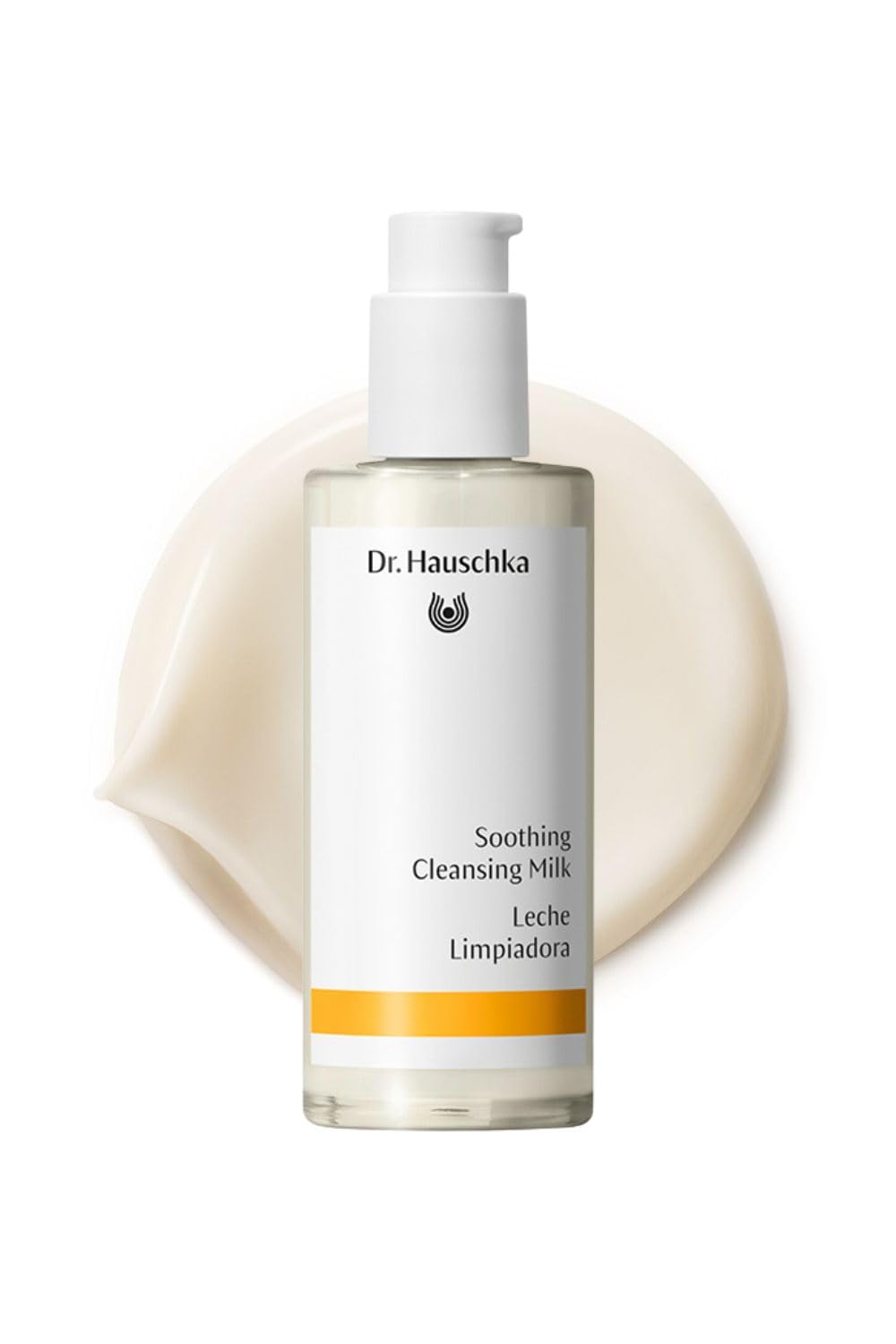 Dr. Hauschka Soothing Cleansing Milk face-application on skin