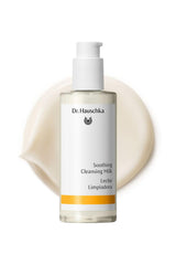 Dr. Hauschka Soothing Cleansing Milk face-application on skin