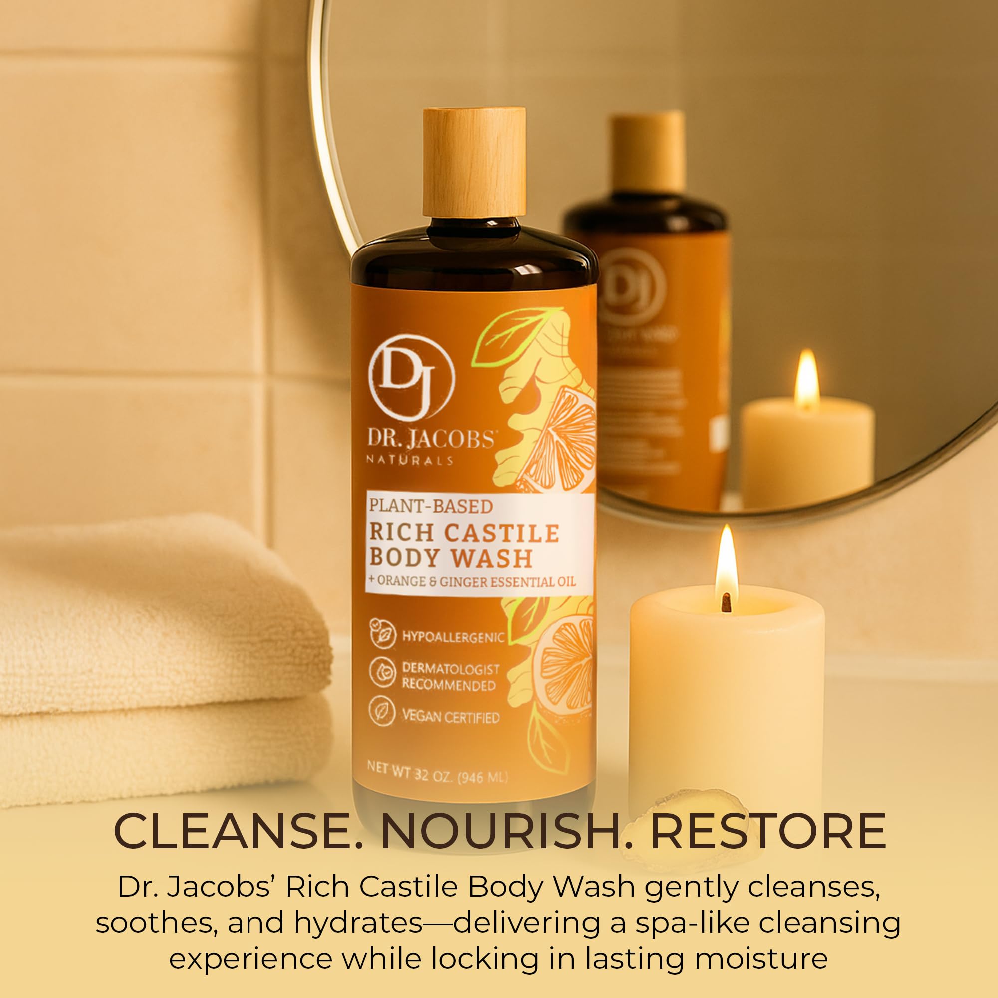 Dr. Jacobs Naturals 32 oz packaging offers generous value.