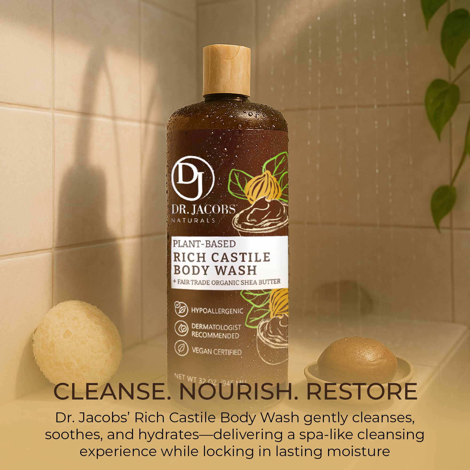 Dr. Jacobs Naturals gentle-cleanser for sensitive-skin shown in daily routine.
