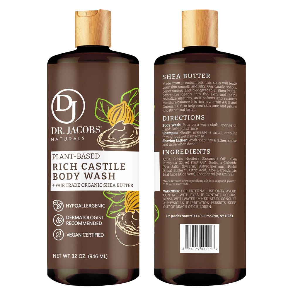 Dr. Jacobs Naturals USA-made label showcases quality and craftsmanship.