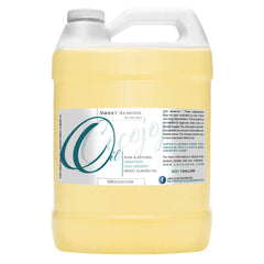 Dr Joe Lab Sweet Almond Oil bottle front shows premium pure formula for skin and hair hydration.